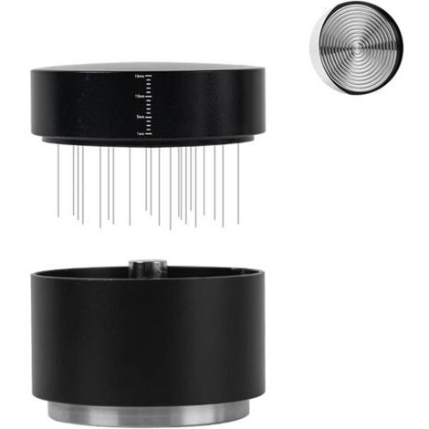 LAN Distributeur de café 3 en 1 avec tasseur et outil – Kit d'accessoires expresso réglables – Accessoires professionnels pour porte-filtre de 58 mm