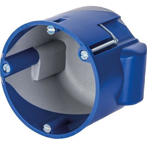 LAN-Dose blau Ø 68 mm, luftdicht - Tiefe 60 mm