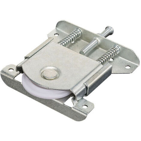 LAN Ensemble de 2 roulettes de porte coulissante de garde-robe, pièces de porte coulissante de porte de garde-robe de meuble, roues, rouleaux