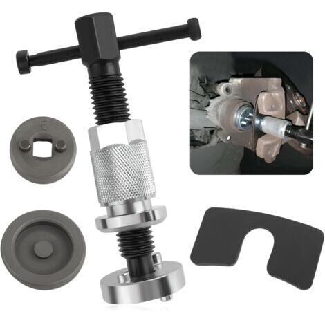 LAN Ensemble de 5 outils de compression pour étriers de frein, en acier chromé pour remplacement des plaquettes de frein, accessoires pour voiture, SUV, camion