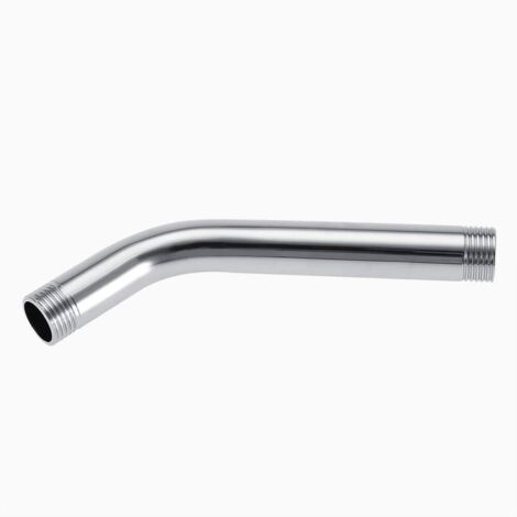 LAN Extension de Bras de Douche, Tuyau d'extension de Bras de Douche à Main résistant à l'usure en Acier Inoxydable, revêtement Mural en Chrome