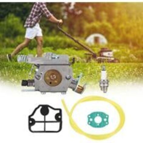 LAN Kit de carburateur pour tronçonneuse Husqvarna 36 41 136 137 141 142 et kit de remplacement de carburateur pour tronçonneuse Zama C1Q-W29E