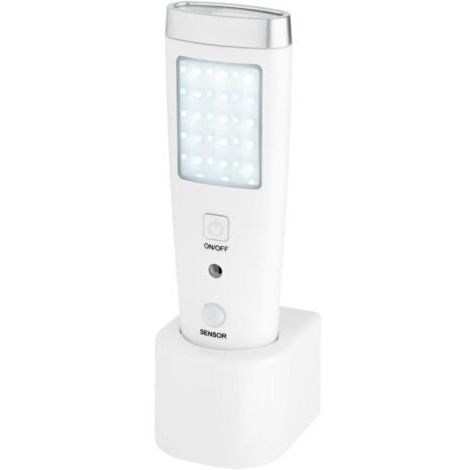 LAN Lampe de sécurité Multi-Fonctions Lumatic Guard, 43.2033 LED Lampe de sécurité, Blanc/Argent