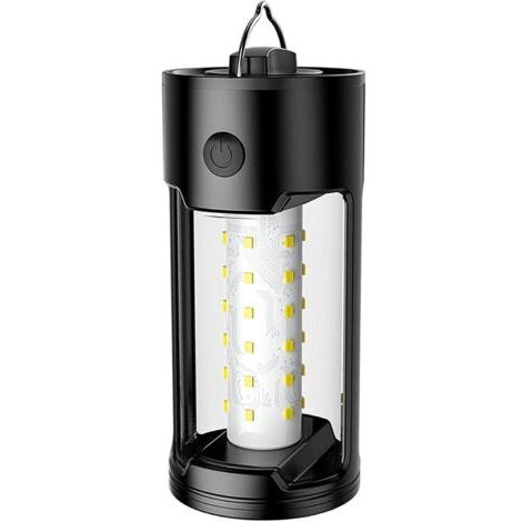 LAN Lanternes de camping portables à LED, fonctionnant sur piles, idéales pour l'éclairage extérieur, le camping, la randonnée, le jardinage et la pêche.