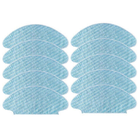 LAN Lot de 10 chiffons de nettoyage pour aspirateur Tefal X-Plorer 45 / RG8275WH : accessoires et lingettes de rechange.