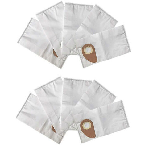 LAN Lot de 10 sacs à poussière pour aspirateur Nilfisk Buddy II série SMS (référence 81943048). Accessoires de nettoyage pour aspirateur.