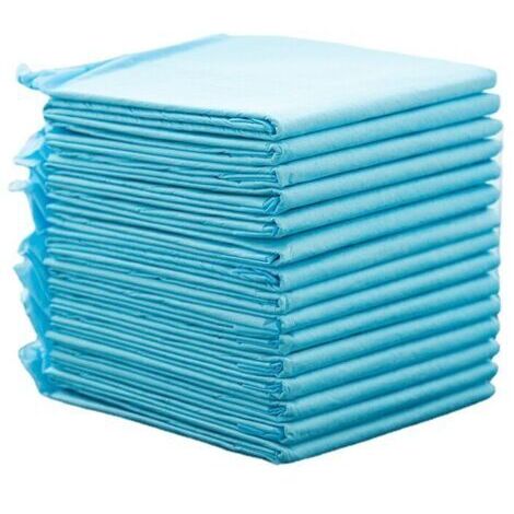LAN Lot de 50 comprimés 45x60cm tapis d'éducation pour chiens, tapis d'entraînement jetable pour chiots, haute absorption d'eau, résistant aux odeurs
