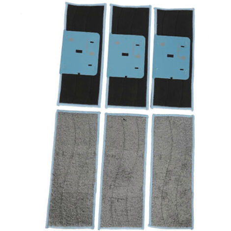 LAN Lot de 6 lingettes de nettoyage humides lavables de rechange compatibles avec iRobot Braava Jet M6