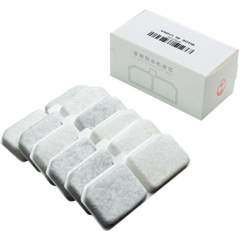 LAN Lot de 6 remplacements de filtres à eau à filtration multiple compatibles avec la fontaine à eau pour animaux de compagnie 100 oz/3 L EZ-1002