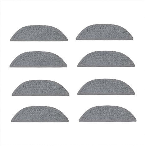 LAN Lot de 8 chiffons de nettoyage pour accessoires d'aspirateur robot Roborock G20S S8 Max Ultra
