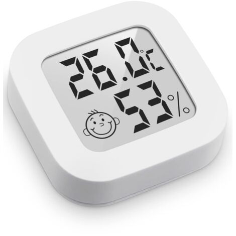 LAN Mini thermomètre hygromètre intérieur numérique haute précision, moniteur de température et hygromètre, indicateur de confort thermohygromètre