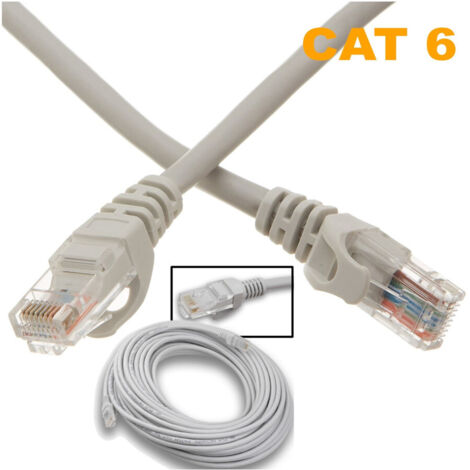 Lan Network Cable 30 M Cat-6 Extension Cable For Modem Router Computer Ethernet Plug Rj45