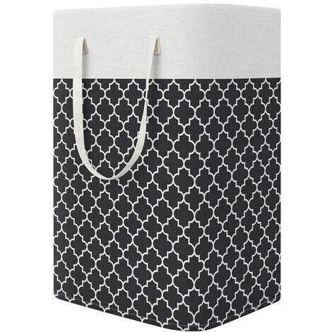 LAN Panier a Linge Sale,Grand Panier à Linge,75L Organiser Paniers pour Vêtements Stockage,Pliable Sac à Linge en Tissu Corbeille a Linge