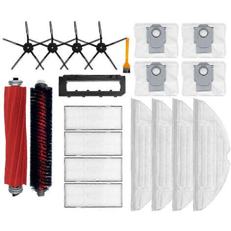 LAN Pièces détachées pour aspirateur Roborock S7 Max Ultra / S7 MaxV Ultra / S7 MaxV Plus / S7 Pro Ultra : brosse, filtre, sac à poussière