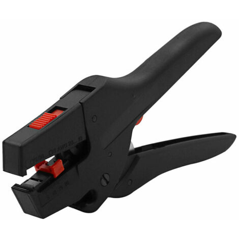 LAN Pince à dénuder pour outil à dénuder automatique 0.08-6mm 10-28AWG coupe-câble ciseaux-s multitool précisions réglables,Le noir