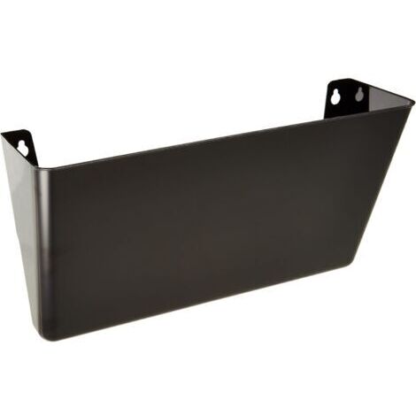 LAN Pochette murale empilable, 33 x 10,5 x 18 cm, noire