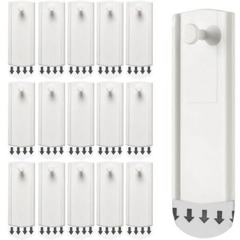 LAN Porte-cartes sans 16 trous, facile à utiliser, avec crochets auto-adhésifs et grande capacité de charge