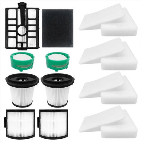 LAN Pour aspirateur sans fil Shark IW3511/IW1111 Detect Pro : filtres HEPA, kit de préfiltre pour la base, filtre en mousse, filtre anti-odeurs