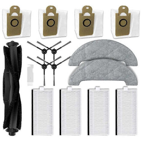 LAN Pour Imou L11 Pro, Honiture Q6 Pro, Laresar L6 Pro, Airrobo T10 +, Arnagar S8 Pro pièces brosse latérale principale filtre vadrouille