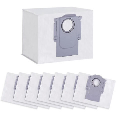 LAN Sacs à poussière de rechange pour station de vidage automatique des aspirateurs Roborock S8+/S8 Pro Ultra/S7 MaxV Ultra/S7 Pro Ultra/Q7+/Q7 Max+/Q5+, B
