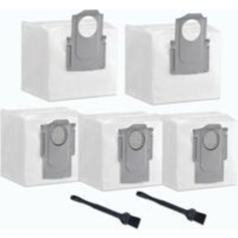 LAN Sacs à poussière pour aspirateurs Roborock S7 MaxV Ultra / S7 Pro Ultra / Q7 Max / Q7 Max Plus / Q5+, accessoires de rechange pour le socle de l'aspirateur grande capacité (3,5 l) – RAPANDA