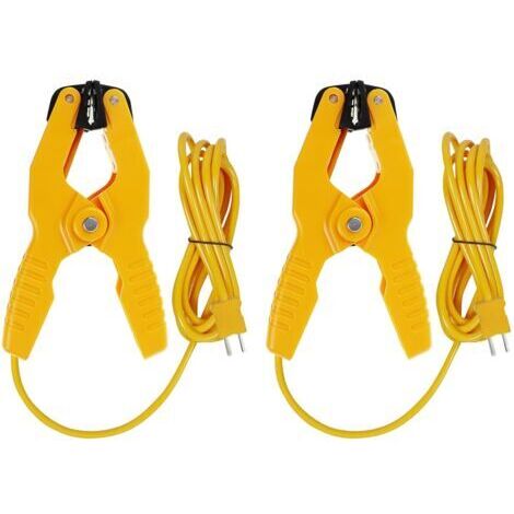 LAN Thermocouple CVC type K (2 pièces) - Pince de température - Sonde de température - Collier de serrage - Multimètre - Capteur