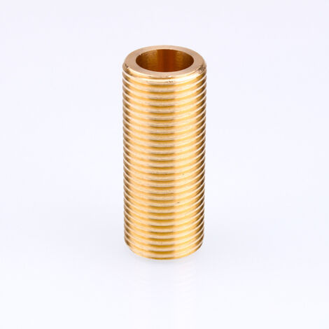 LAN Tube Fileté Laiton Brut à Visser - Filetage Mâle 20 - Longueur 10cm