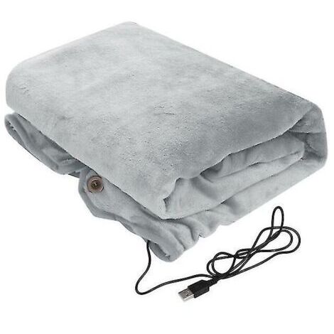LAN -Usb Chauffage Électrique Réchauffement Châle Lap Couverture Chauffante Jeter Couverture Chaude Maison