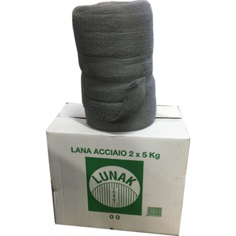 LANA ACCIAIO AMERICANA GRANA FINE 2x5KG IN ROTOLO