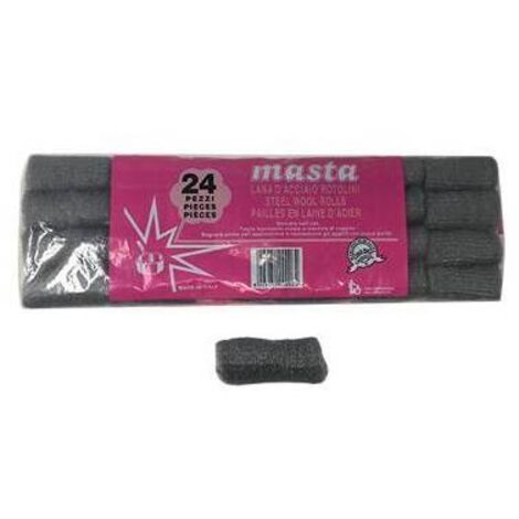 LANA ACCIAIO FINE TAMPONI Pz 24 LUNIK STAR