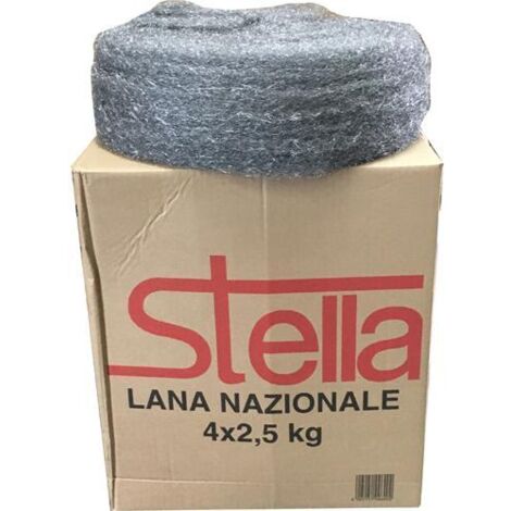 LANA ACCIAIO NAZIONALE GRANA GROSSA 4X2,5KG IN BOBINA G6