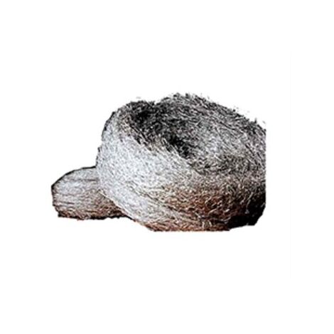 Lana d'acciaio spessa e liscia n. 1 rotolo da 2,25 kg. Spugna abrasiva in alluminio 1171