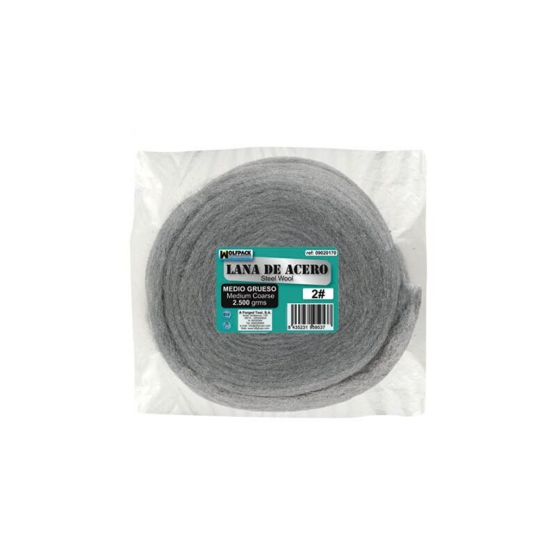 

Lana de acero 2500 gr. lisa 0