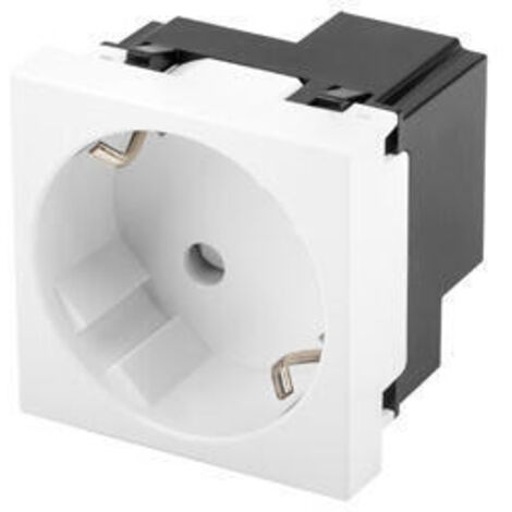 Lanberg AC-4545SW-F-W toma de corriente Tipo F Blanco