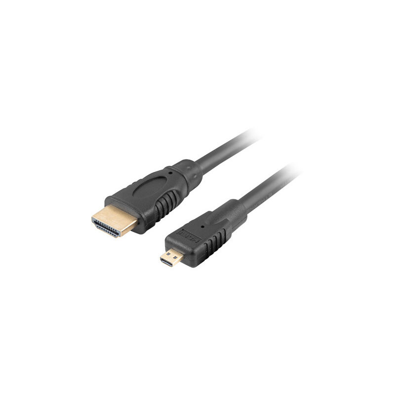 

Cable HDMI LANBERG M A HDMI Micro H V1.4 4K 3D 1M Negro