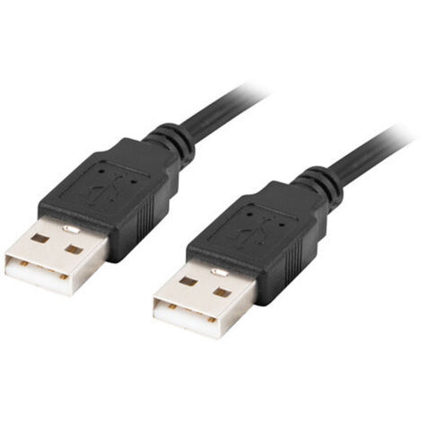 Lanberg ca-usba-20cu-0010-bk usb cavo 1m 2.0 usb a nero