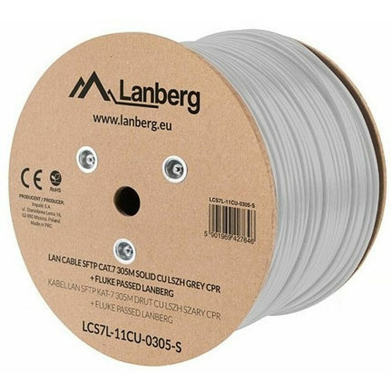 

Cable de Red Rígido UTP Categoría 6e - Lanberg