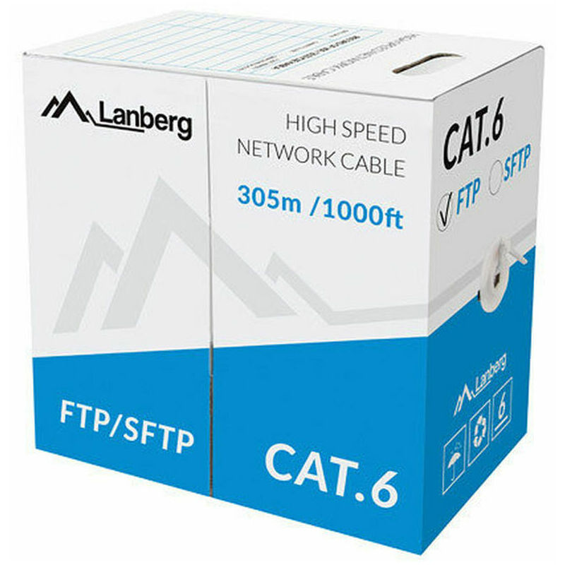 

Cable Ethernet LAN LCF6-11CU-0305-S Gris 305 m - Lanberg