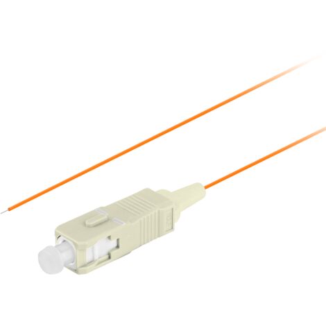 Lanberg - Cable pigtail de fibra óptica de Lanberg MM SC/UPC OM2 de 2m color naranja FP-SCUP-MS21-0020-OG