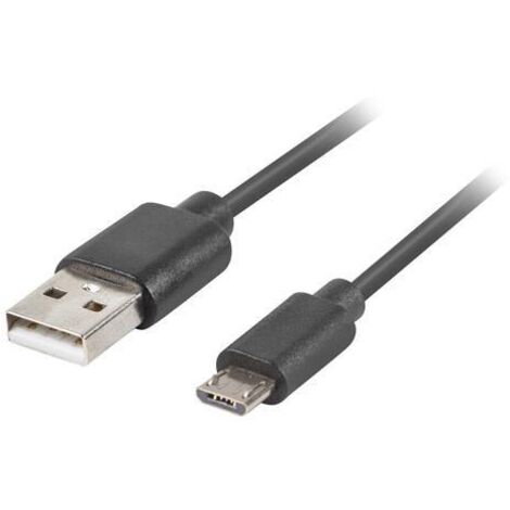 Lanberg Micro-USB-2.0-Kabel BM-AM 1,0 m QC 3.0 schwarz