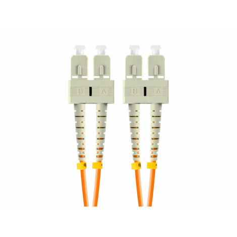 Lanberg MM SC/UPC-SC/UPC Duplex 3,0 mm OM2 50/125 LSZH 2 m oranges Glasfaser-Patchkabel