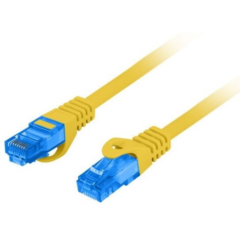Lanberg patchcord s/ftp cat.6a 10m giallo lszh