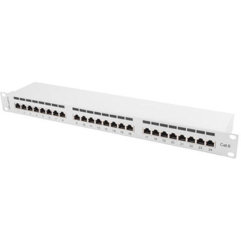 Lanberg PPS6-1024-S panel de parcheo 1U