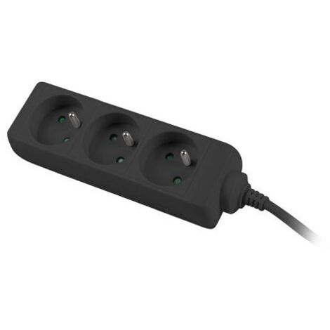 LANBERG PS0-03E-0150-BK MULTIPRISE 1,5 M 3 SORTIE(S) CA INTÉRIEUR NOIR