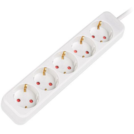 LANBERG RÈGLES DE MARQUE MODÈLE 3M SCHUKO BLANCA 5 DOUILLES BANDE PS0-05F-0300-W