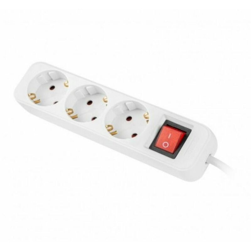 

Regleta 3 Tomas Schuko 2500 W 1,5 m Blanco - Lanberg