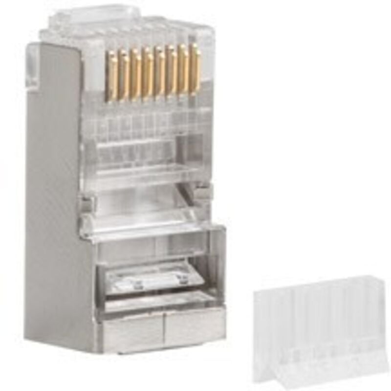 Lanberg - RJ45-Netzwerkstecker PLS-6000 für CAT6 ftp wiring Beutel mit 100 Stück.
