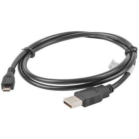 LANBERG USBm 10cc AC von 0010 von BK USB 2.0 auf Stecker auf USB 2.0 auf Micro B Stecker Kabel, 1 m, Farbe Schwarz