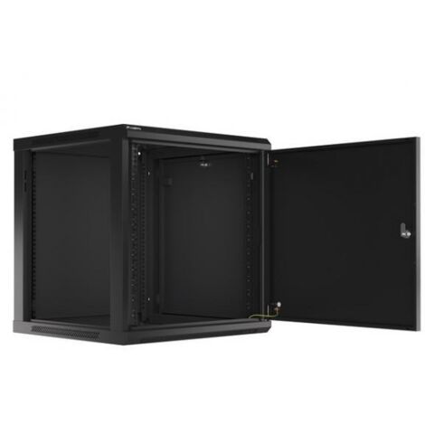 Lanberg WF01-6612-00B armadio a muro nero in acciaio