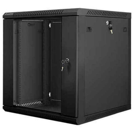 Lanberg WF01-6612-10B armadio rack murale nero 12U
